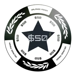 PokerChip $50, 2015